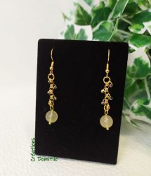 Longues boucles d'oreilles